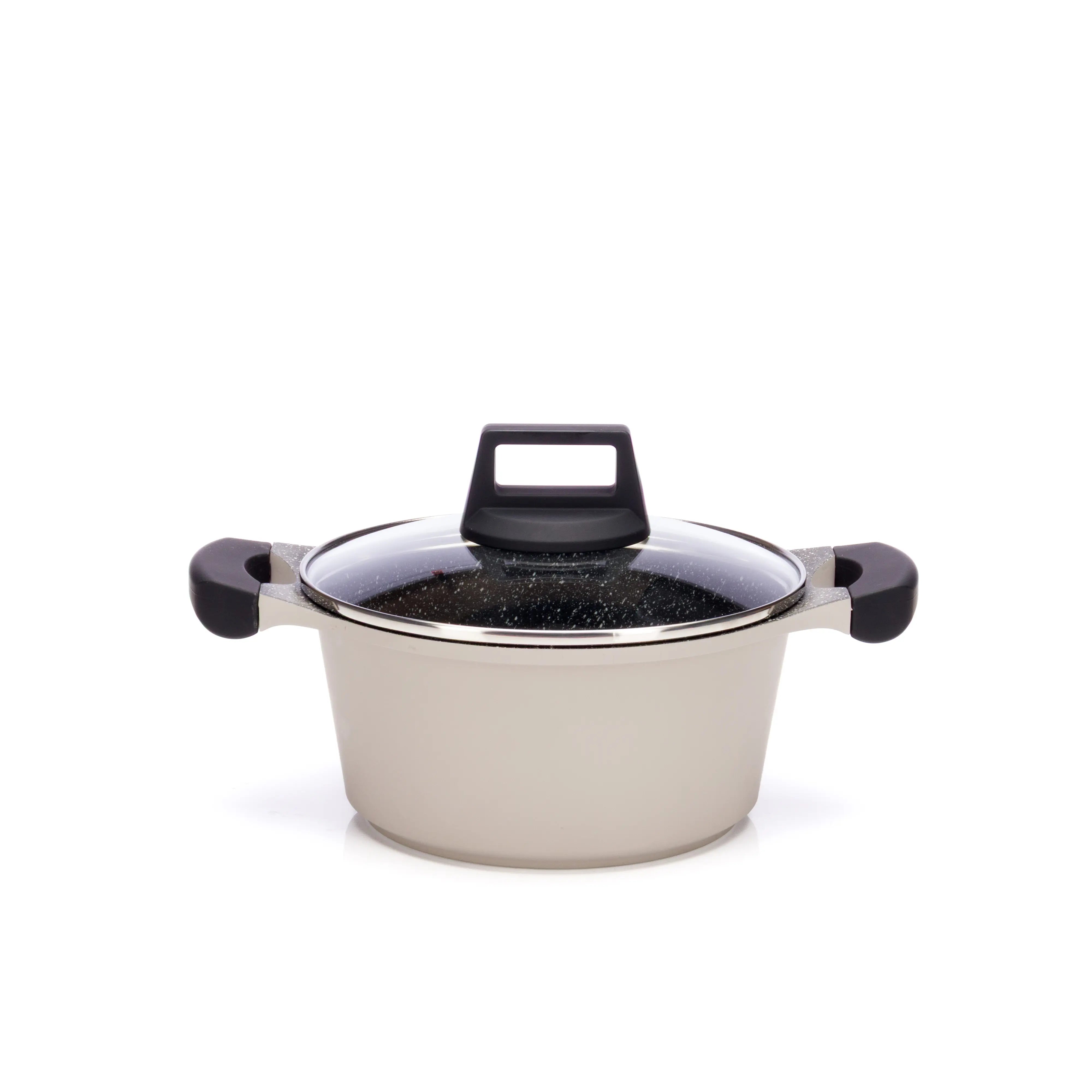 10PCS Non-Stick Granite Cookware Set (Induction Bottom) |BMC1004-GRY