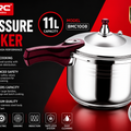 11L Stainless Steel Pressure Cooker BMC1008