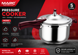 5L Stainless Steel Pressure Cooker BMC1005