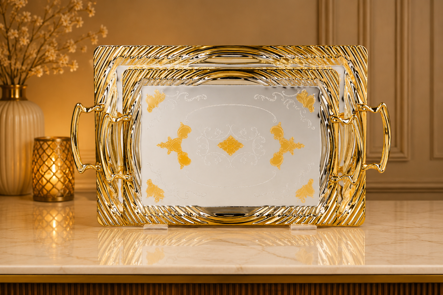 Luxury Serving Tray Set CM3303