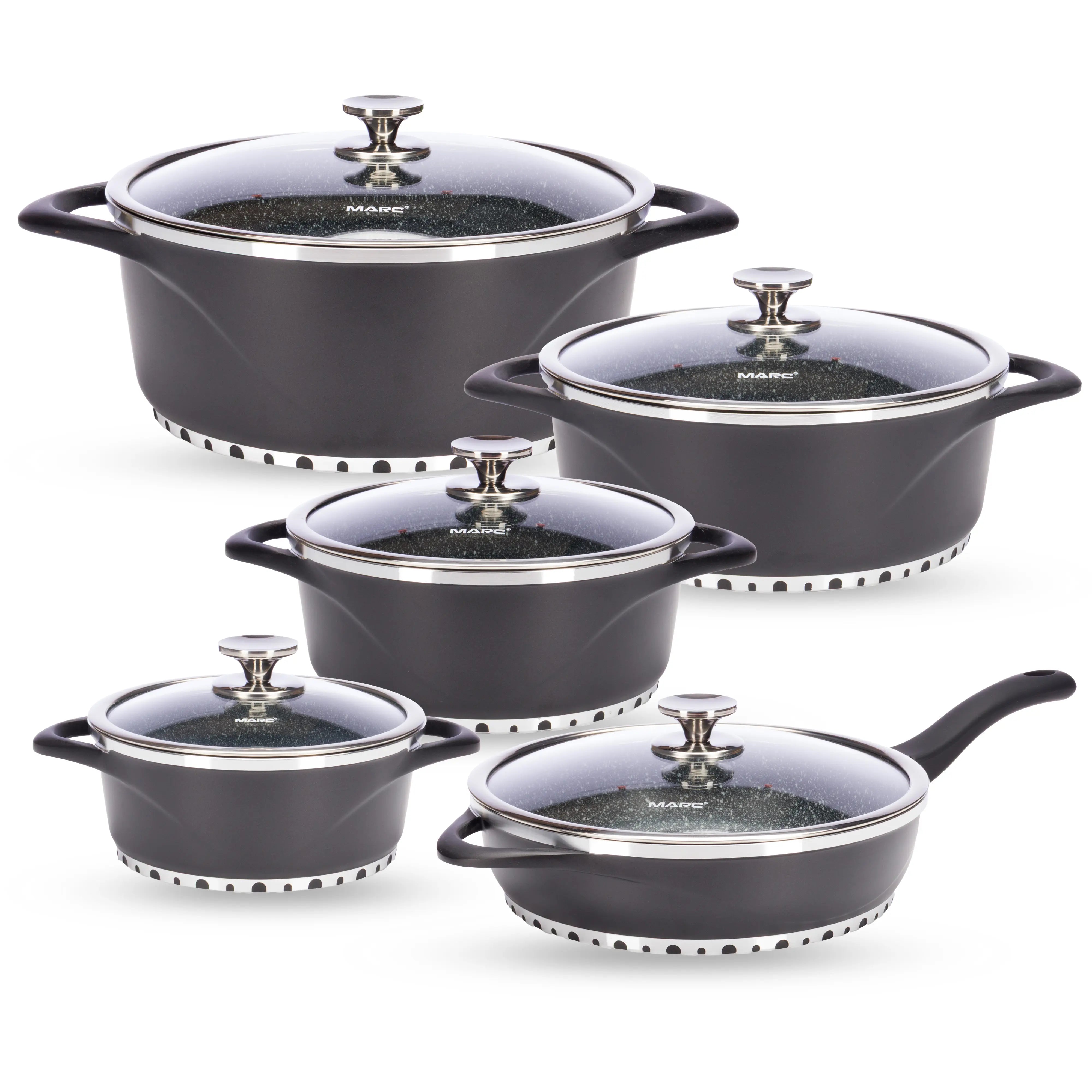 Granite Cookware Set – 10PCS (Induction Base) BMC1002