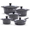 10PCS Granite Non-Stick Cookware Set | Induction Base | BMC1001