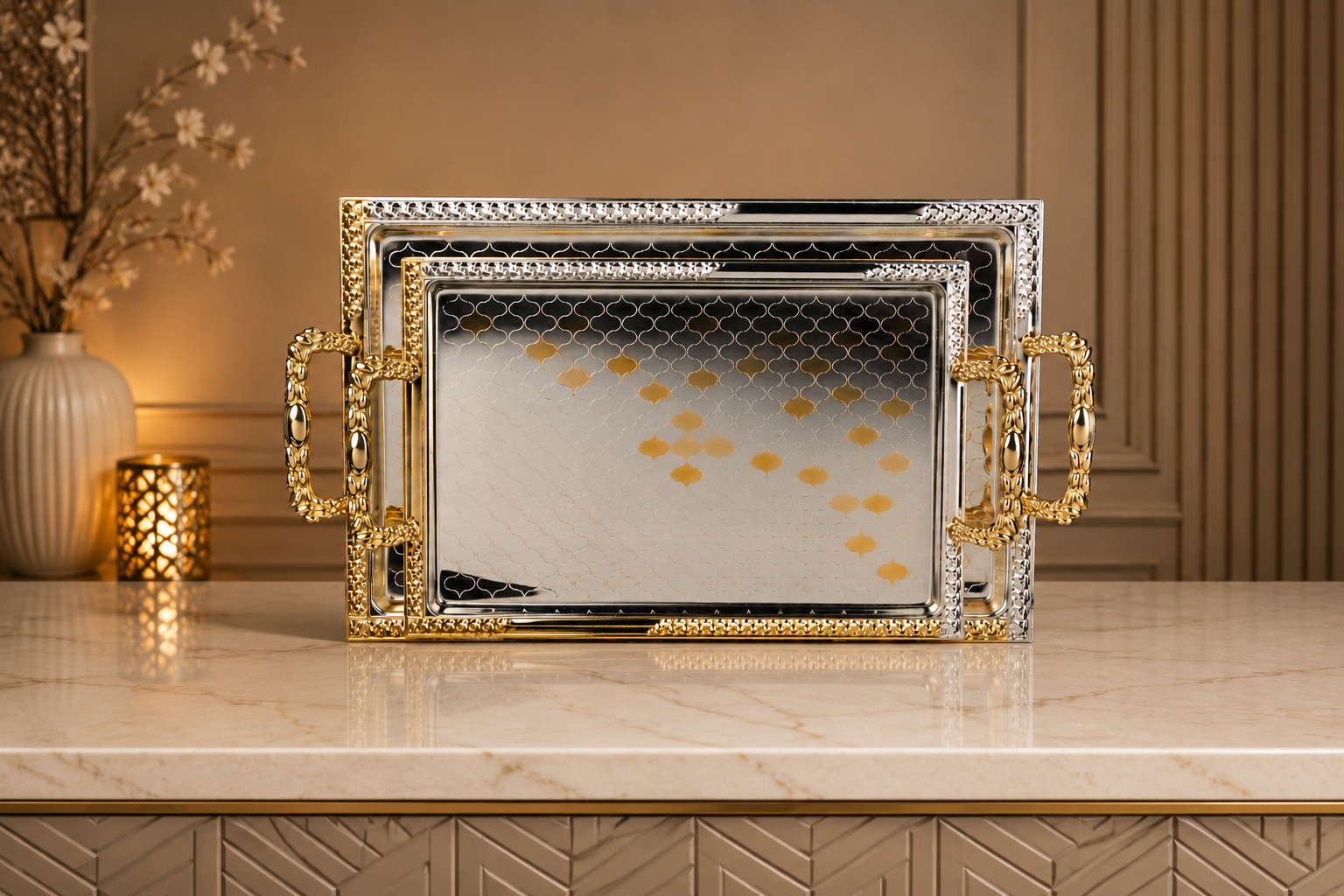 Luxury Serving Tray Set CM3296