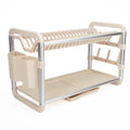2-TIER ALUMINUM DISH RACK