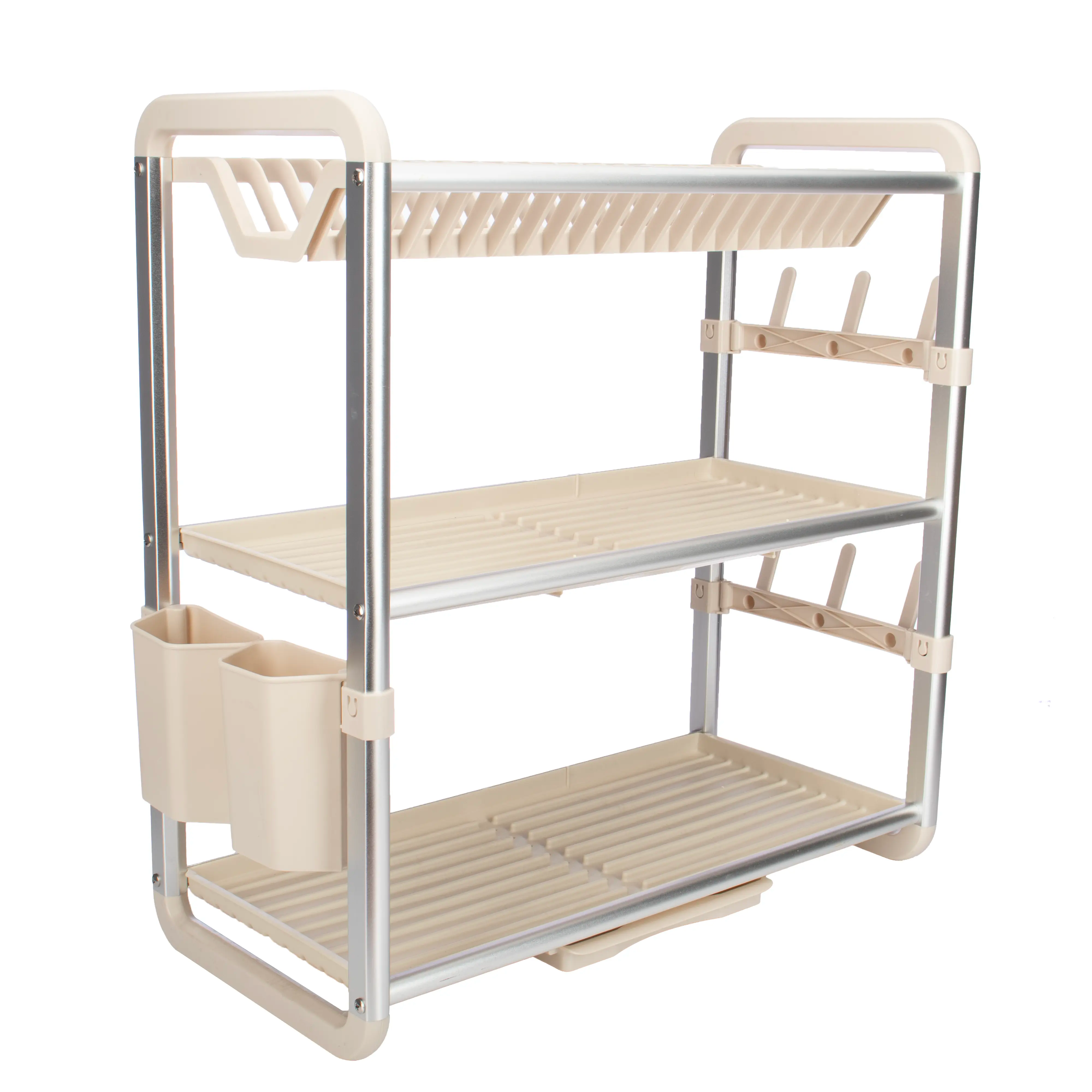 3-TIER ALUMINUM DISH RACK