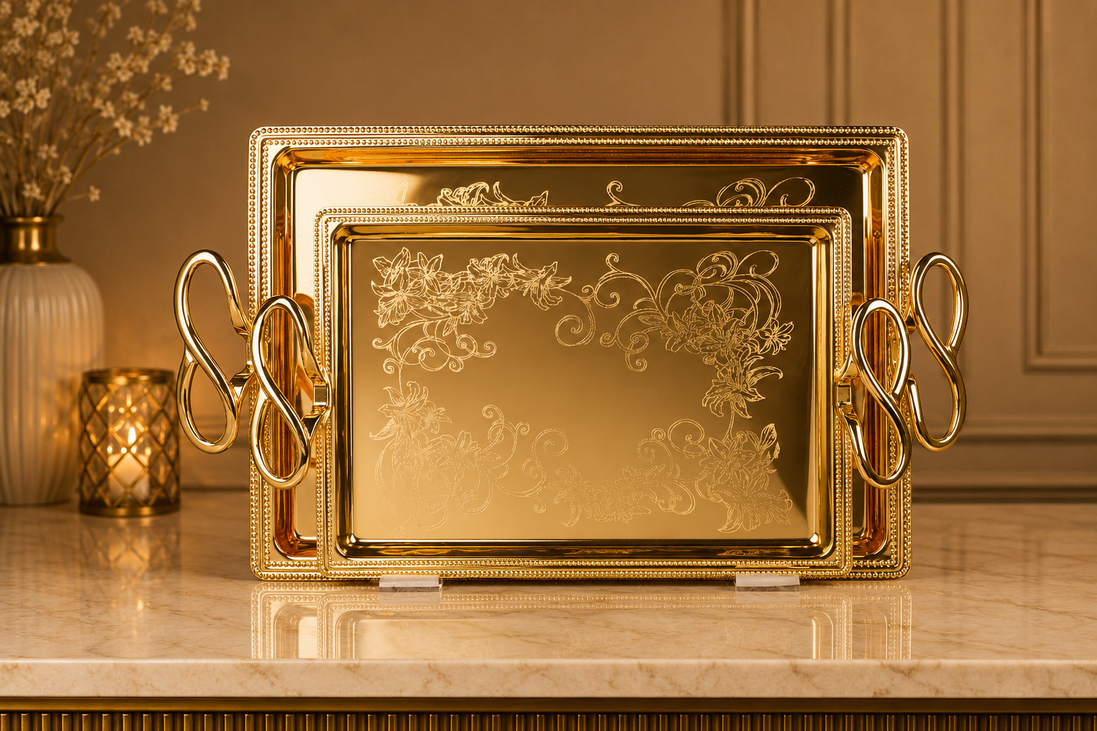 Luxury Serving Tray Set CM3304